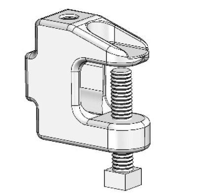 Universal Beam Clamp with Tapped Hole