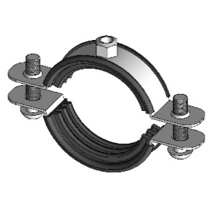 2-Bolt Rubber Lined Clamp
